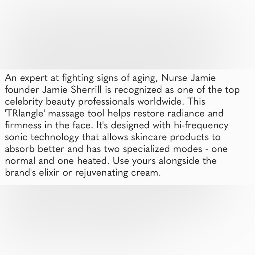 Nurse Jamie Triangle Sculpt & Firm Facial Beauty Tool - Picture 13 of 13